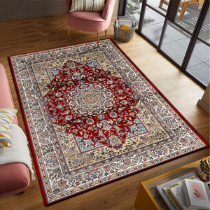 Tapis de prière moderne Shufu de qualité supérieure pour le Ramadan, carré, auto-adhésif, antidérapant, en polaire polyester, mousse haute densité, 17 mm d'épaisseur, tapis doux - Product Image 1