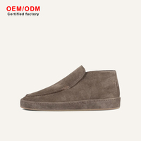 Zapatos Casuales de Hombre, Estilo Chukka, de Cachemira, Hechos a Mano, con Punta en Pico, Impermeables, Minimalistas, de Media Caña, Personalizados OEM/ODM