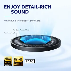 Audífonos Anker Soundcore <span class=keywords><strong>Life</strong></span> <span class=keywords><strong>Q45</strong></span> Originales en Oferta, Audífonos con Cancelación Activa de Ruido Adaptativa, 50 Horas de Reproducción, Audífonos HIFI - Product Image 4
