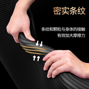 Beginner friendly extra thick wide <b>long</b> premium male exercise floor mat non <b>slip</b> durable home gym yoga workout mat for men fitne - Product Image 1