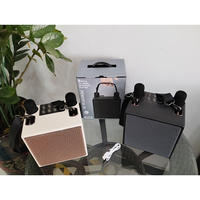 Juego de Karaoke para el hogar todo en uno Sistema de altavoces inalámbricos Nuevo micrófono para uso en Teatro Cantar Tarjeta de memoria para el hogar Reproductor de audio