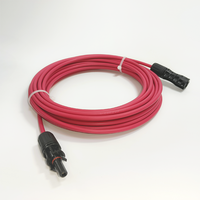 Cable Solar de Cobre Estañado XLPE con Certificación TUV, PV1-F XLPO 2*2.5MM 2*4MM 2*6MM 2*10MM, Cable de Alimentación Fotovoltaica
