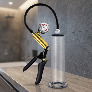 Bomba de vacío para pene transparente de alto rendimiento D0100H5EQRA con manómetro, producto sexual D0102H50VF7 - Product Image 3