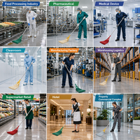 Prezzo di Fabbrica: Ricambio per Mop Multicolore, Testa in Cotone per Pulizia Pavimenti, Mop per Pulizie Industriali