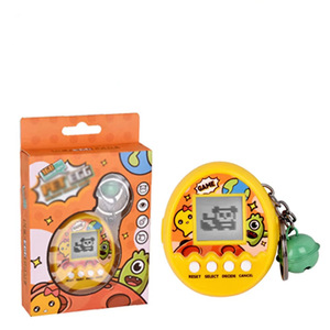 Mini console de jeu portable pour animaux de compagnie, pendentif porte-clés, 168 animaux de compagnie virtuels électroniques, jouet, ornement suspendu pour enfants, cadeau rétro - Product Image 6