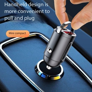 Mini chargeur de voiture USB Type C 100W, 2 ports, charge rapide pour <span class=keywords><strong>iPhone</strong></span>, Xiaomi, Huawei - QC3.0 Mini PD <span class=keywords><strong>18W</strong></span> <span class=keywords><strong>20W</strong></span> 30W Puissance de sortie - Product Image 4