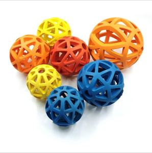 Reinigen huisdier bal kauwen hond chew speelgoed rubber behandelen bal met gat rubber hond ballen - Product Image 2