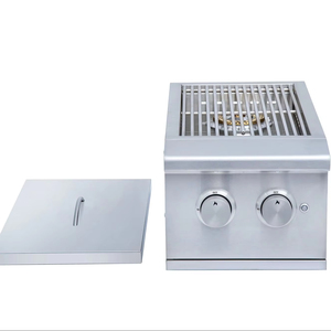 Hiện đại cao cấp <span class=keywords><strong>2</strong></span>-<span class=keywords><strong>burner</strong></span> Bếp <span class=keywords><strong>gas</strong></span> nhà máy trực tiếp trong nhà BBQ tủ và ngoài trời nhà bếp với double side <span class=keywords><strong>Burner</strong></span> - Product Image 4