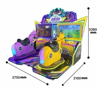 Jeux d'arcade à pièces, simulateur de courses de chevaux, machine de divertissement, jouet, piste de courses de chevaux, machine vidéo de course pour centre de divertissement
