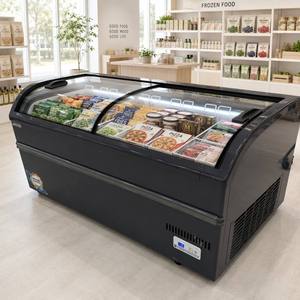 Vitrine Réfrigérée Commerciale de Haute Qualité pour Supermarché, Monotempérature, Dégivrage Automatique - Product Image 5