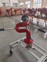 Canon à eau incendie 1275 GPM en acier inoxydable 304 avec contrôle automatique de la pression, buse manuelle, barre de commande double, jet fixe et pulvérisation de brouillard