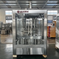 Machine de remplissage automatique de bouteilles en verre pour liquides, spiritueux, jus, alcool, boissons, avec fonction de bouchage, pour vodka et vin