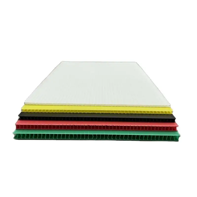 Durable Eco Friendly Customizable Color Plastic Corrugated Board Hollow Pp Sheet