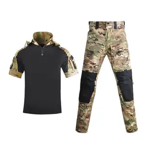 Yuda Herren Uniform G3 Special Forces Hemd & Hose Set Kurzarm Camouflage Taktischer Anzug Für Sommer Outdoor Training