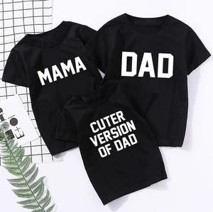 Conjuntos de Ropa de Alta Calidad para Padres <span class=keywords><strong>e</strong></span> Hijos, Camiseta de Manga Corta, Conjuntos a Juego para Mamá <span class=keywords><strong>e</strong></span> <span class=keywords><strong>Hijo</strong></span>, Papá <span class=keywords><strong>e</strong></span> Hija, Conjuntos de Mamá y Yo - Product Image 6
