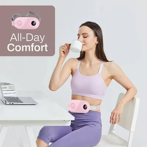 Intelligent <b>Rechargeable</b> Waist Massager <b>Heating</b> Pad Belt for Women 1 Year Warranty Multi Color OEM ODM AS ALL STAR - Product Image 2