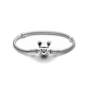 Mini Bracciale Disney in Argento Sterling 925 con Zirconi e Ciondolo Winnie the Pooh per Donne, Regalo Raffinato - Product Image 4