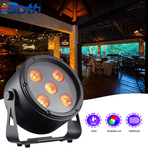 ไฟพาร์ LED DMX ไร้สายกันน้ำ BO-IP5 5x18W แบบชาร์จไฟได้ สำหรับเช่าใช้งานในงานอีเว้นท์ - Product Image 1