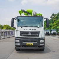 Camion pompe à béton Zoomlion Shandeka diesel 43 mètres, 180 m³/h de production de béton, moteur intégré, entièrement hydraulique, 40 m, 46 000 kg, garantie 1 an