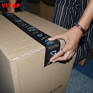 Cinta adhesiva de embalaje Kraft, logotipo impreso personalizado, delicado, envío - Product Image 2
