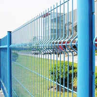 Clôture pliante soudée en V 3d grillage à vendre rapide maison jardin usine treillis panneau de clôture en PVC clôture galvanisée bon marché