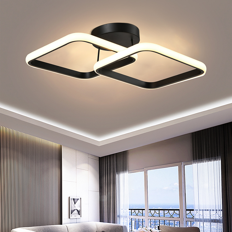 Modern Nordic Ceiling Lighting Chandelier for Living Room Aluminum Pvc Lampshade Room Bedroom Led Ceiling Light