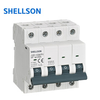 Mini Interruptor Automático de Cuatro Polos Tipo C, Interruptor Automático MCB 2P DC 1000V 16A, Mini Interruptor Automático DC MCB