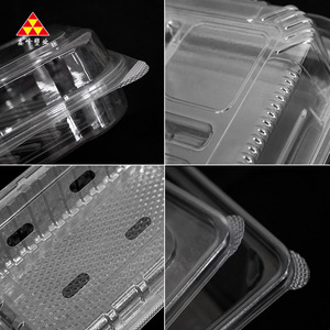 Proveedor de envases de plástico transparente de <span class=keywords><strong>6</strong></span> pulgadas, envases de alimentos PET de varios tamaños, bandejas de plástico blíster desechables personalizadas de fábrica - Product Image 6