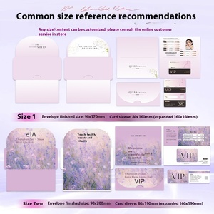 Ensemble de cartes VIP pour membres de salon de beauté personnalisables Advanced Sense Tuoke Drainage <span class=keywords><strong>Girlfriend</strong></span> Card New Store Print Paper Printing - Product Image 3