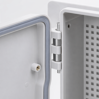 ZCEBOX Armoire de distribution extérieure étanche IP66 en PC, boîtier de compteur électrique, boîte de jonction transparente