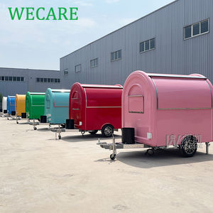 WECARE 양보 핫도그 자판기 카트 스트리트 티 커피 숍 버거 반 피자 타코 트럭 소형 식품 트레일러 완비형 - Product Image 1