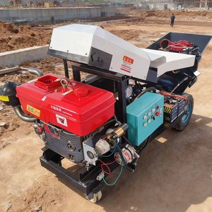 Pompe à béton bibo, mini-pompe à béton diesel, prix de la pompe à béton, machines d'ingénierie et de construction - Product Image 1