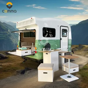 Ce Certificering Campingtrailer Mini Camper Caravana 750Kg