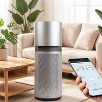 Purificateur d'air domestique équipé d'un filtre HEPA avec affichage de la qualité de l'air