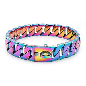 <span class=keywords><strong>Collar</strong></span> de perro de enlace cubano ajustable grueso táctico para caminar, cadenas de perro <span class=keywords><strong>American</strong></span> <span class=keywords><strong>Bully</strong></span> XL, <span class=keywords><strong>collar</strong></span> de perro de cadena dorada - Product Image 6