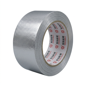 Ruban adhésif en aluminium avec tissu en fibre de verre, 6 cm de large, 10 m de long, épaissi, isolation thermique pour climatiseur et conduit de hotte - Product Image 1