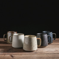 Tasse à thé jetable en céramique de porcelaine moderne XUANHUI, couleur unie, avec couvercle et paille, compatible lave-vaisselle et micro-ondes, idéale pour les cadeaux d'affaires et l'utilisation au bureau