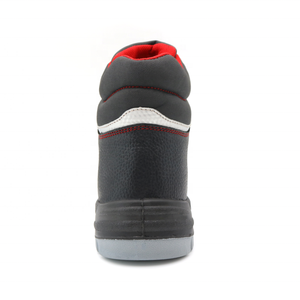 Sepatu Keselamatan Kerja Wanita Tiger Master Anti Selip Tahan Minyak Kulit Asli Ujung Baja Sol Baja Anti Statis Konstruksi <span class=keywords><strong>Mid</strong></span> Cut - Product Image 4