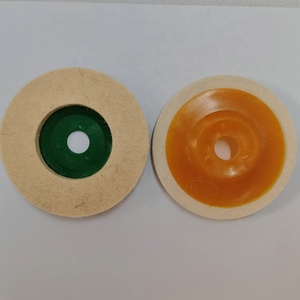 Roue de polissage en feutre de laine de 100 mm pour l'acier inoxydable, le métal, le verre, polissage fin - Product Image 4