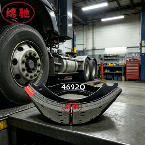 Plaquettes <span class=keywords><strong>de</strong></span> frein à haute friction pour camions lourds 4692Q pour kit <span class=keywords><strong>de</strong></span> réparation <span class=keywords><strong>de</strong></span> freins à tambour <span class=keywords><strong>de</strong></span> remorques commerciales et véhicules lourds - Product Image 4