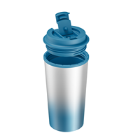 Nouvelle Tendance 2026 : Tasse à Café Isotherme en Plastique Double Paroi 12oz Personnalisable avec Logo pour Latte Chaud et Espresso – Vente Flash