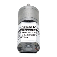 Moteur à engrenages CC 12V 20ga130 20mm OD Mini 60 tr/min de Foneacc Motor