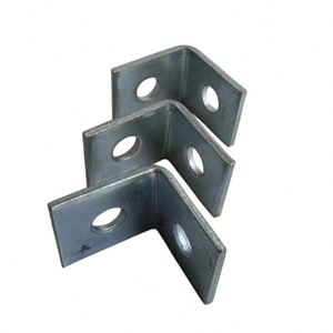 Support de faisceau latéral en cuivre d'approvisionnement d'usine plaque d'<span class=keywords><strong>angle</strong></span> d'extrémité à 2 trous raccords généraux zingués pour Unistrut Channel Apartment Villa - Product Image 6