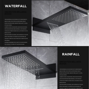 Ensembles de rideaux de douche thermostatiques sur mesure 4 pièces salle de bain ensembles de rideaux de douche muraux à trois voies 4 pièces salle de bain - Product Image 2