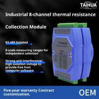 Módulo de Adquisición de Temperatura RTD de 2/4/8 Canales, PT100 PT1000 Cu50, Aislado, RS485 Modbus RTU, Registrador de Datos de Temperatura Industrial