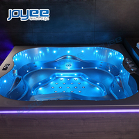 JOYEE – baignoire balneo 2 faces, bain en acrylique noir, tourbillon, bain de massage, salle de bain, 160