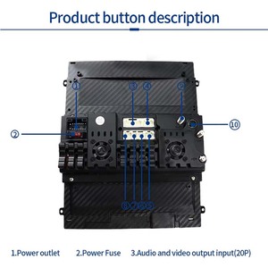 Reproductor Multimedia Universal de <span class=keywords><strong>9.7</strong></span> <span class=keywords><strong>Pulgadas</strong></span> para Tesla con Android Auto Vertical, Carplay, Cámara de Visión Trasera de 360°, Radio FM y DVD - Product Image 5