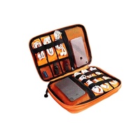 Sac de rangement numérique multifonctionnel, fermeture éclair étanche, léger, durable, grande capacité, pochette de rangement pour câbles de voyage à 3 couches