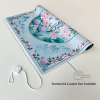 Tapis de jeu pliable de style chinois américain pour Mahjong, anti-bruit, antidérapant et silencieux, pour les joueurs de Mahjong et de Poker