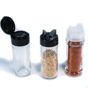 Botella de especias con tapa de coctelera de gran orificio, 100ml, orégano, albahaca, perejil, tarro de embalaje picado, contenedor de vidrio a granel - Product Image 6